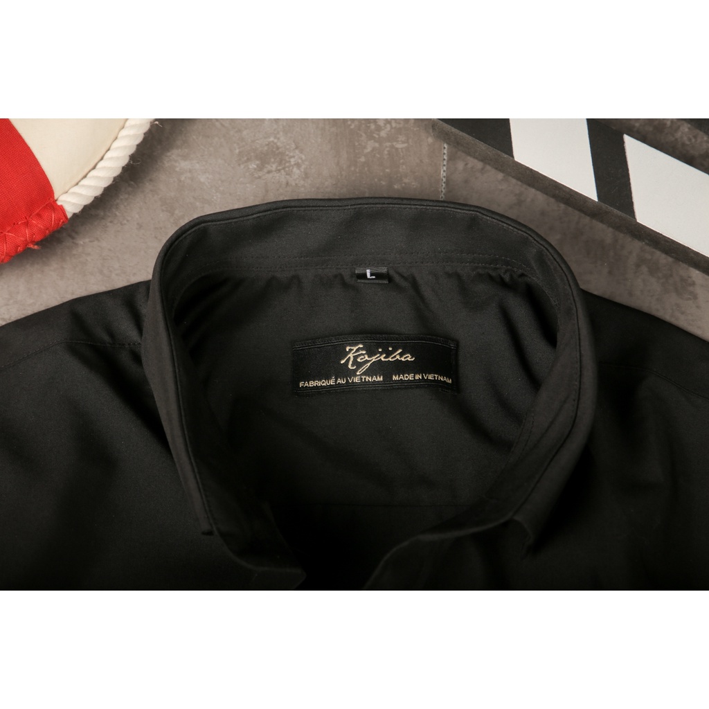 Áo somi Nam OKU Vải Lụa Trơn Không Nhăn Chống Xù, Sơ mi nam  nữ unisex phong cách Hàn Quốc