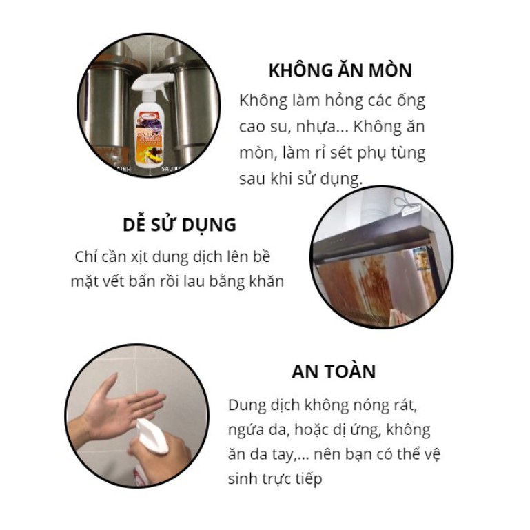 Dung dịch tẩy rửa X2000 đánh bay mọi vết bẩn, dung dịch tẩy rửa đa năng nhà bếp Công nghệ Nhật Bản