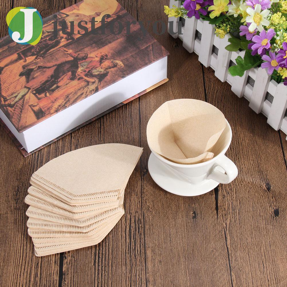 Justforyou Coffee Paper Filter for 101 Coffee Hand-poured Coffee Filter Drip Cup 40pcs