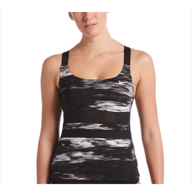 Bikini hai mảnh nữ đẹp đi biển loang màu phối lưới xuất khẩu NK023