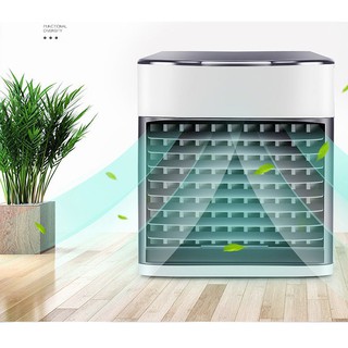 Quạt làm mát không khí mini Quạt sạc USB Máy lạnh để bàn Máy điều hòa không khí để bàn Quạt làm mát không khí