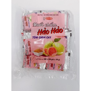 TÚI 50 GÓI MUỐI CHẤM HẢO HẢO TÔM CHUA CAY 10G