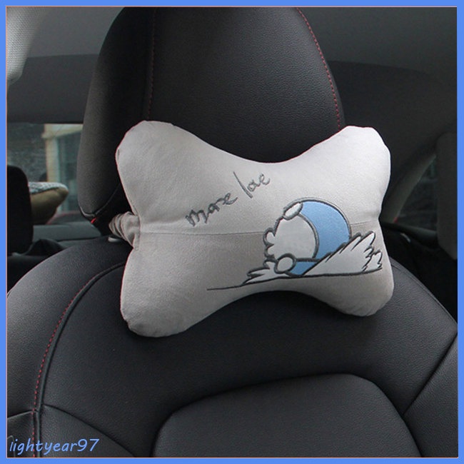 Bộ 2 Gối Tựa Đầu Bằng Cotton Pp Siêu Mềm Thoải Mái Gắn Ghế Ngồi Xe Hơi