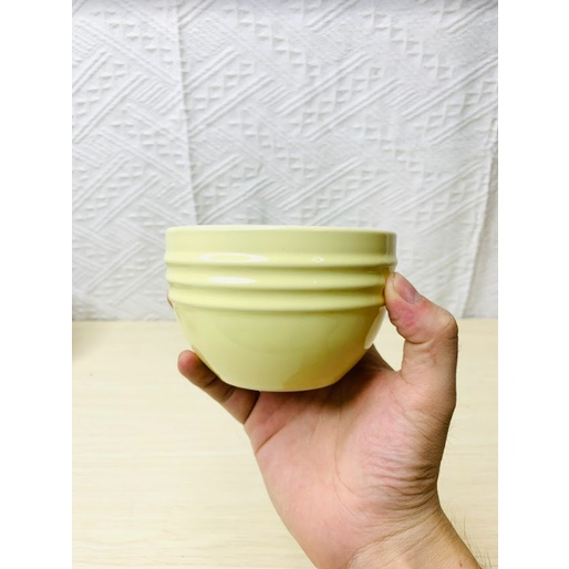 Bát, chén cơm LCreuset, men bóng màu pastel sang trọng - Sứ không chì cao cấp - Đường kính 10cm