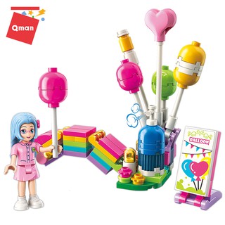 Bộ xếp hình Qman 2008 - Tiệm bóng bay