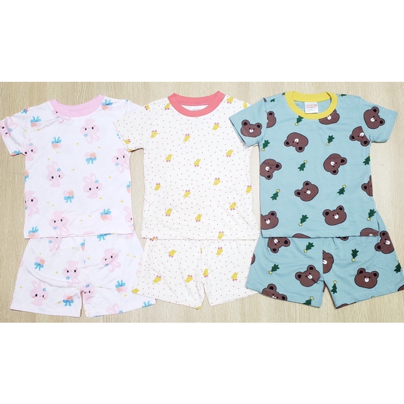 Đồ bộ bé gái mặc nhà 1-5 tuổi/ Bộ quần áo mùa hè cho bé vải xuất Hàn mỏng mát - SGJA