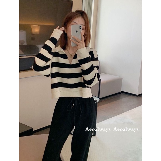 ÁO LEN SỌC MÀU DỄ THƯƠNG