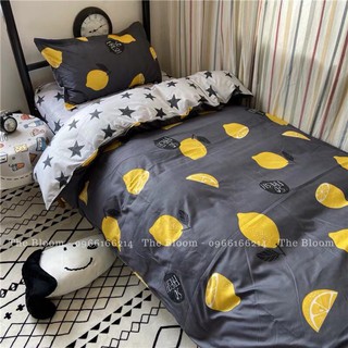Set chăn ga gối cotton poly 4 món - quả chanh