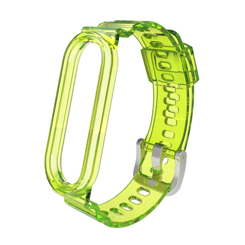 Dây đeo đồng hồ TPU chống xước có thể điều chỉnh cho Xiaomi Mi Band 6 5 4 3