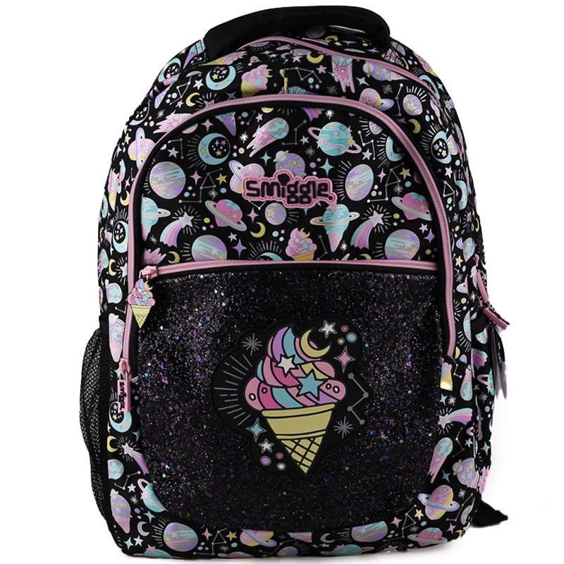 Smiggle Ba Lô Đi Học Thiết Kế Hình Cây Kem Đính Kim Cương Độc Đáo