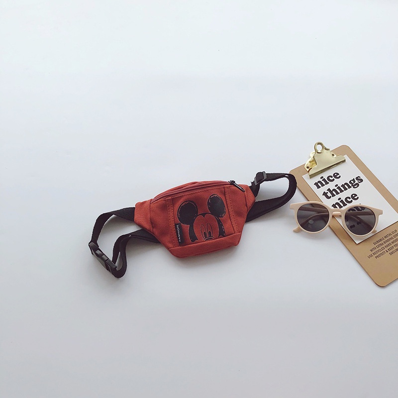 Túi Đeo Chéo Hình Chuột Mickey Dễ Thương Cho Bé