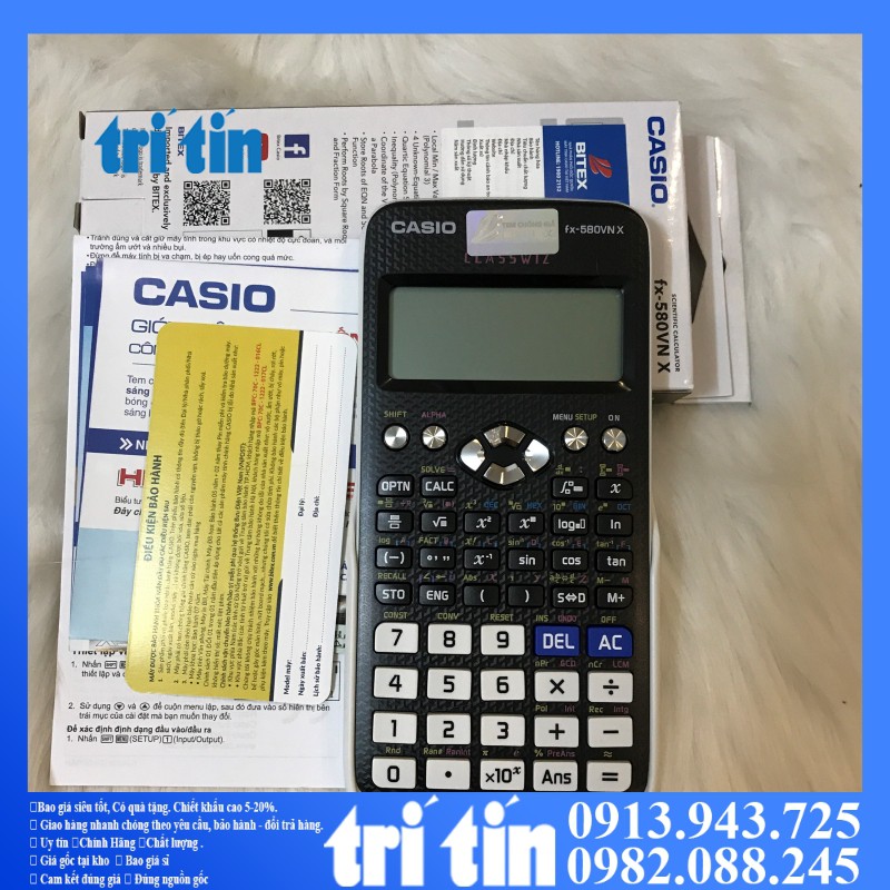 ❣️𝑭𝒓𝒆𝒆𝒔𝒉𝒊𝒑❣️ Máy tính casio Fx570Vn Plus, (Bảo Hành 07Năm) máy tính học sinh Mới nhất 2021