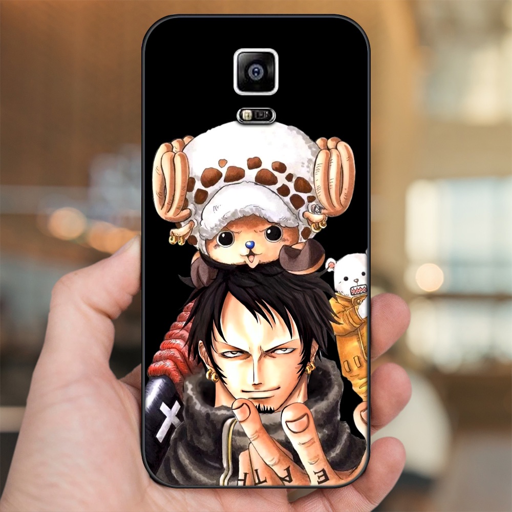Ốp lưng Samsung Note 4 viền đen in hình Law One Piece