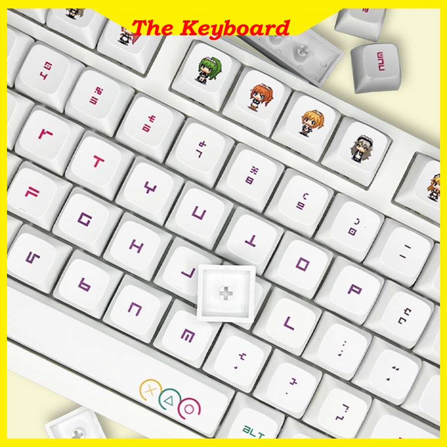 Keycap game pixel cute xinh xắn XDA profile. Keycap nhựa PBT giá rẻ.
