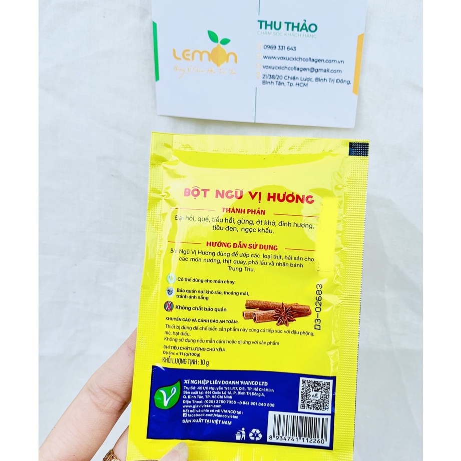 Bột Ngũ vị hương hiệu Con Nai VIANCO (gói 10g)