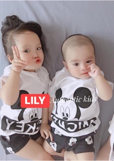 Set 3 món MICKEY Authentic đủ size 4 tháng - 4 tuổi