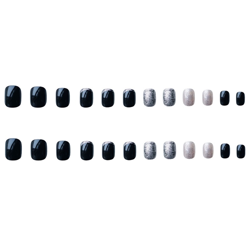 Set 24 móng giả N463 dáng móng ngắn ( Tặng kèm keo và dũa )