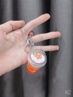 Móc khoá trà sữa siêu yêu