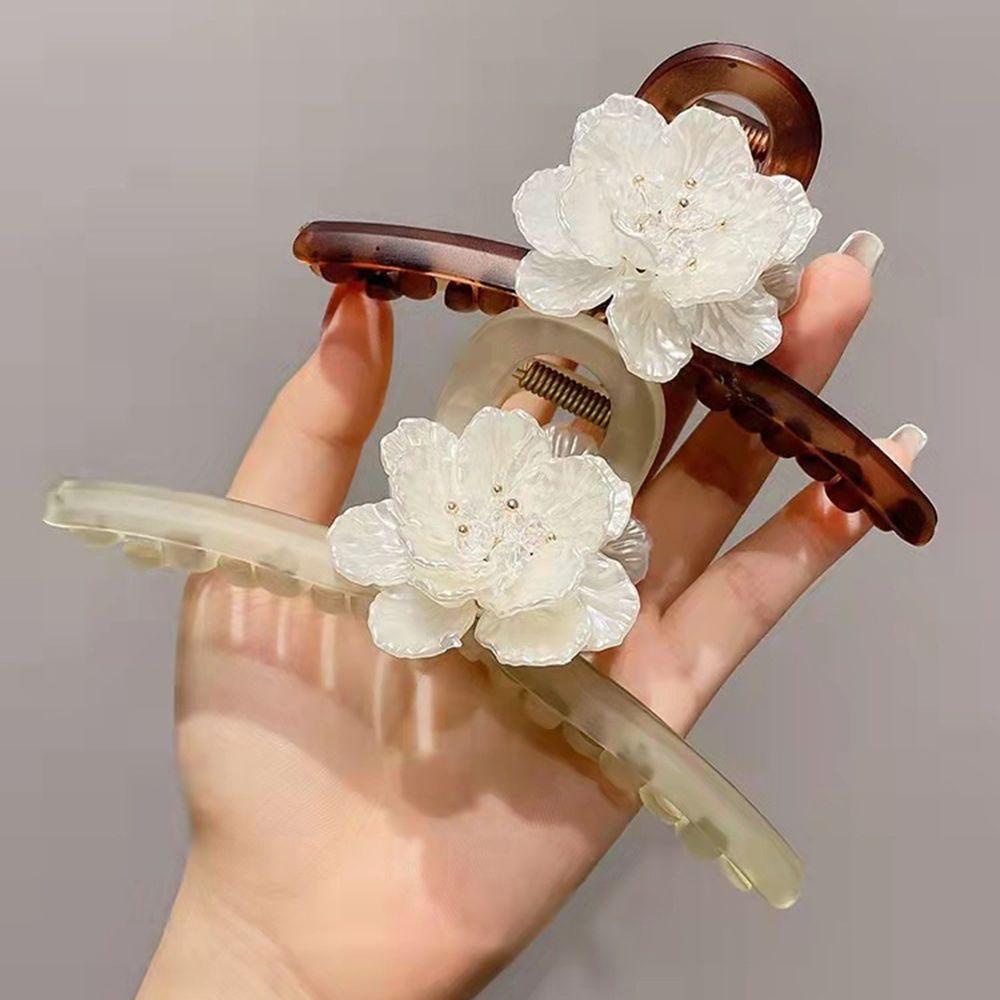 Kẹp Bắt Cá Mập Bằng Acrylic Chống Trượt Thiết Kế Thanh Lịch Cho Nữ OSIER1