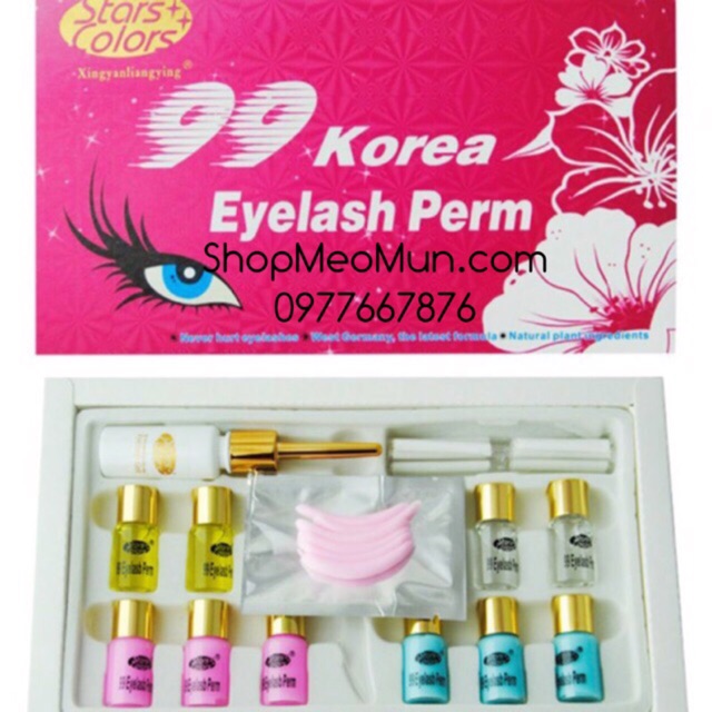 Thuốc Uốn Mi Hàn Quốc 99  korean eyelash perm