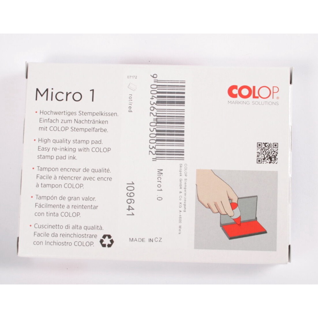 Khay Mực Dấu Các Kích Thước COLOP
