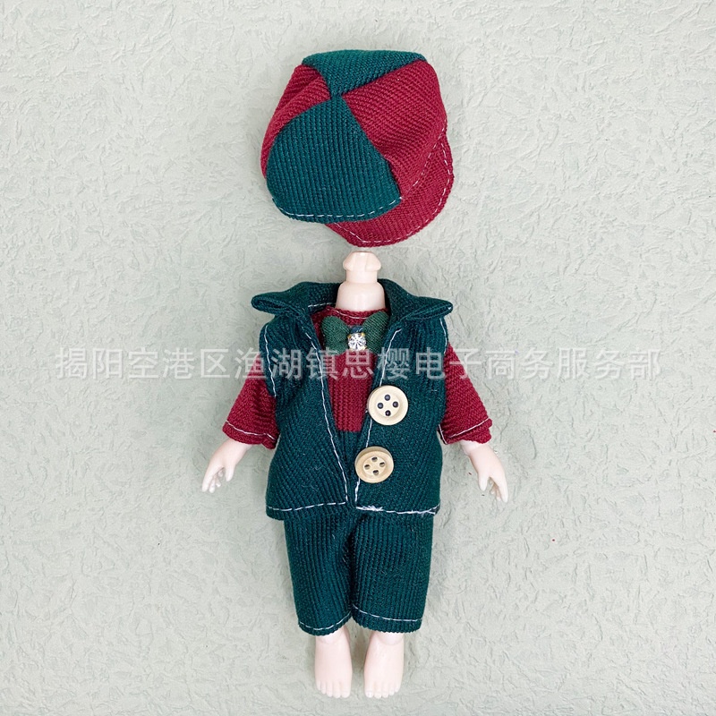 Đầm Đồ Chơi Búp Bê Dễ Thương 16-17 cm Tỉ Lệ 1 / 8
