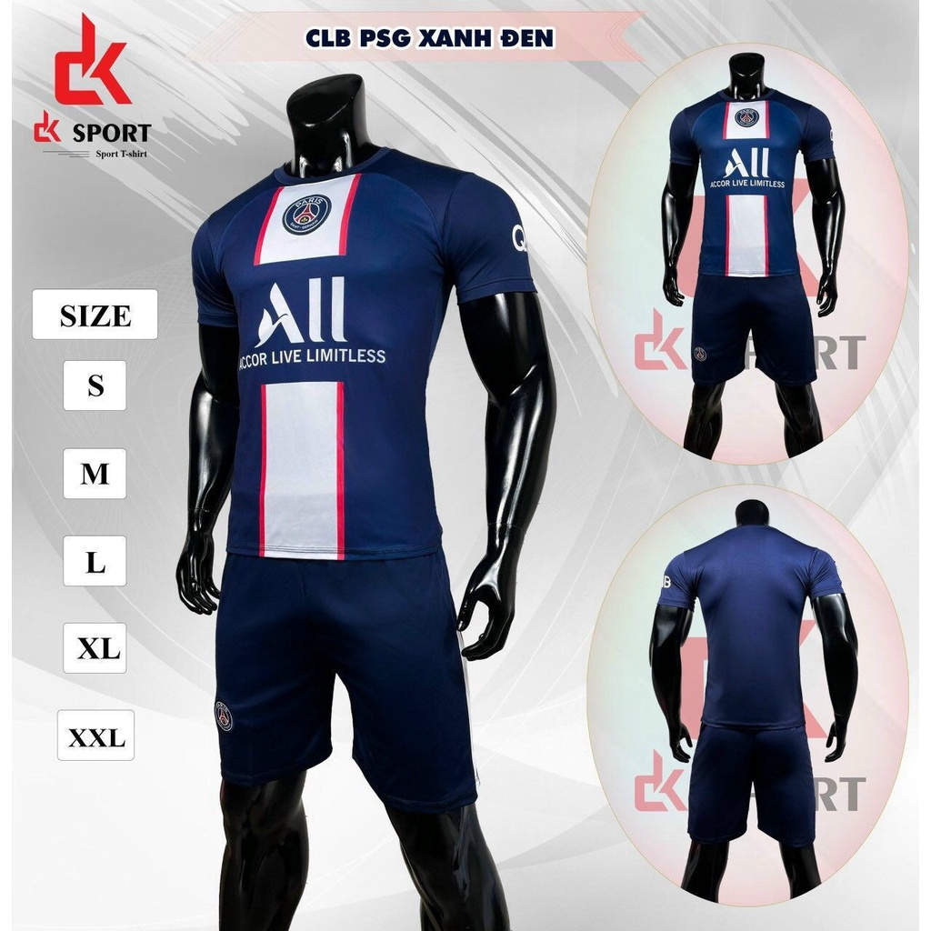 Bộ quần áo bóng đá CLB PSG mùa giải 2022 - Quần áo đá banh mới nhất