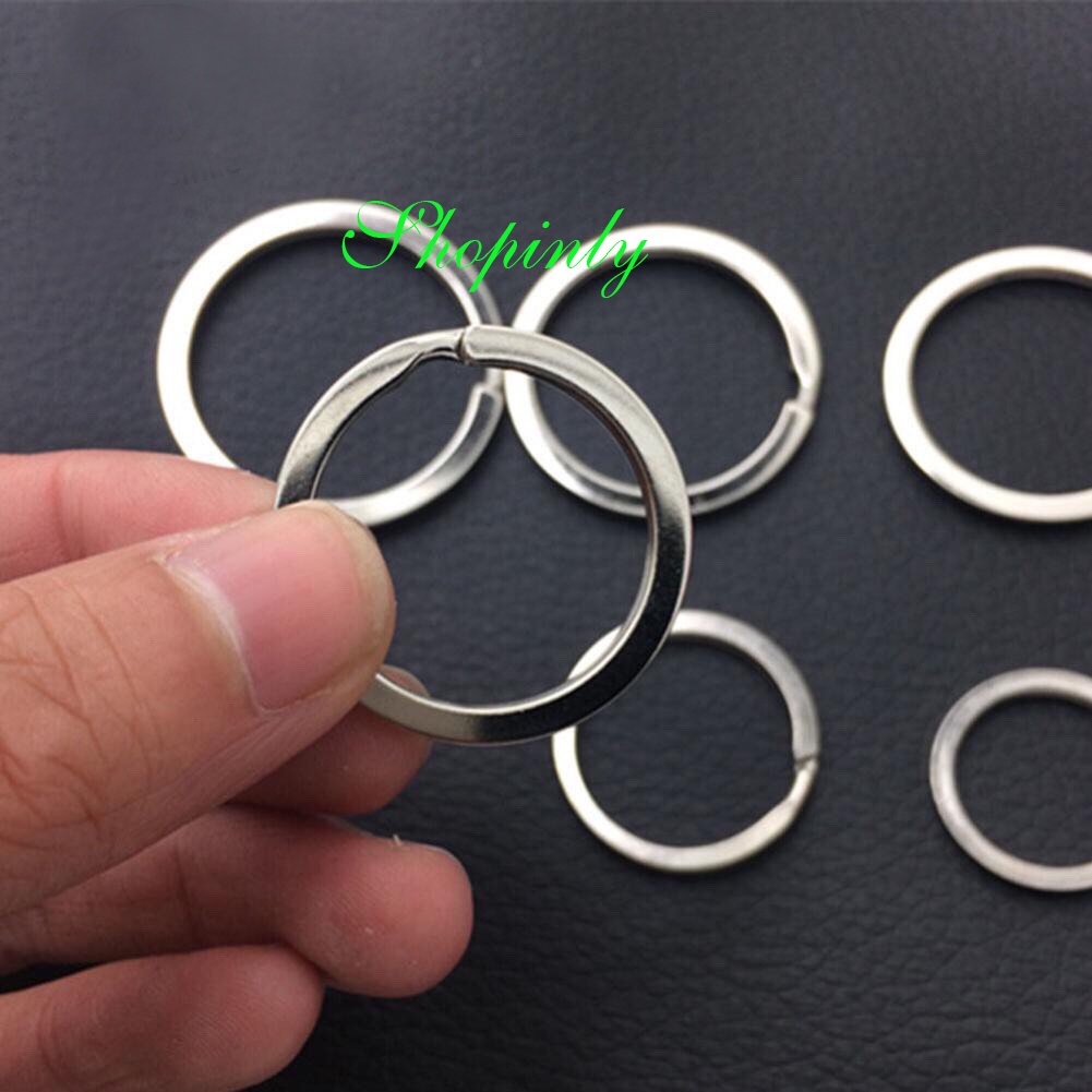 Khoen móc khoá dẹp inox 2.5cm - 3cm -3.5cm