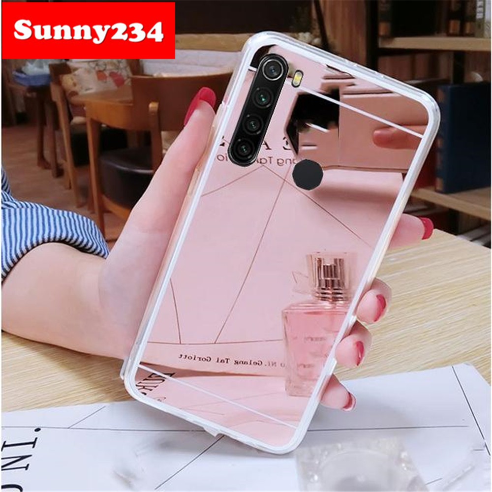 Ốp lưng Redmi Note 10 Pro 9 9A 9C Note 9 Pro Max 9S 5 6 7 8 Pro Ốp lưng điện thoại Mirror Soft TPU