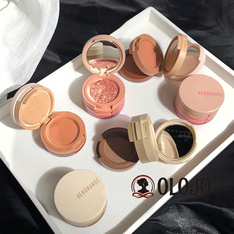 ⚜️Bảng phấn mắt Herorange® màu lì và ánh nhũ 3 trong 1