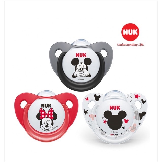 Ti giả Nuk silicone Mickey/ Disney sleeptime