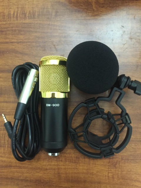  Micro thu âm bm900 MIC LIVE STREAM cho các sound card