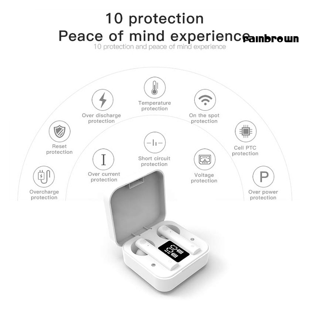 Tai Nghe Nhét Tai Thể Thao Không Dây Bluetooth 5.0 / Rej / Air2S Tws