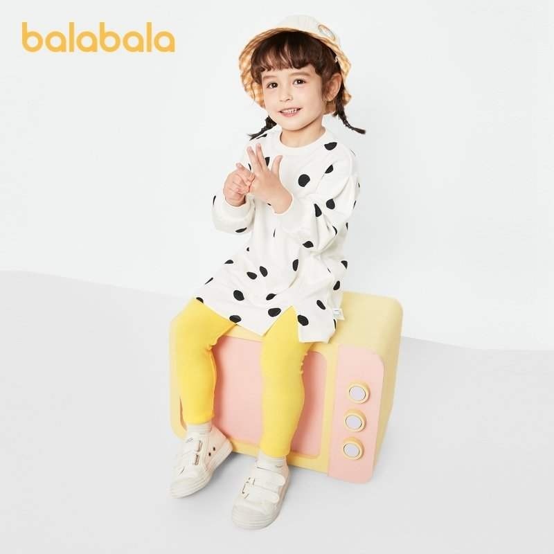 (3-7 tuổi) Bộ quần áo bé gái hãng BALABALA 201121104003