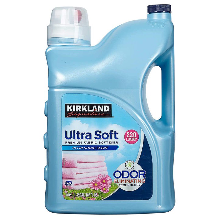 Nước xả vải Kirkland Signature Ultra Soft - Refeshing 5.53L