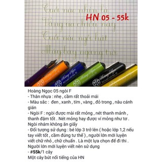 Bút mài Hoàng Ngọc 05 (ngòi mài, nét mảnh)