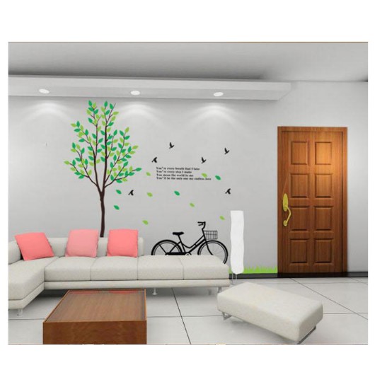 Decal trang trí tường hình nhánh cây