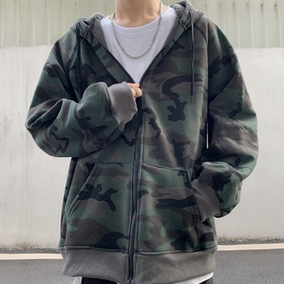 Áo khoác dáng rộng họa tiết rằn ri thời trang cá tính năng động