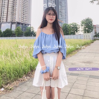 Quần short đũi thô cúc trước (ảnh thật kèm video)