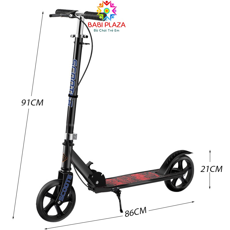 Xe Scooter Thể Thao Cao Cấp - Trọng Tải 150Kg - Bảo Hành 12 tháng