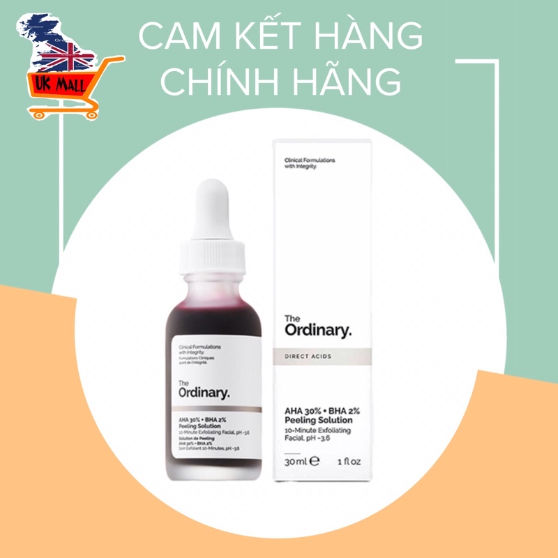 Tẩy Da Chết The Ordinary AHA 30% + BHA 2% Peeling Solution