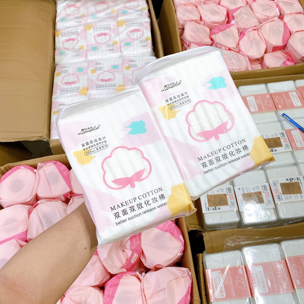 Bông Tẩy Trang Laneila - Cotton Pads túi 222 miếng