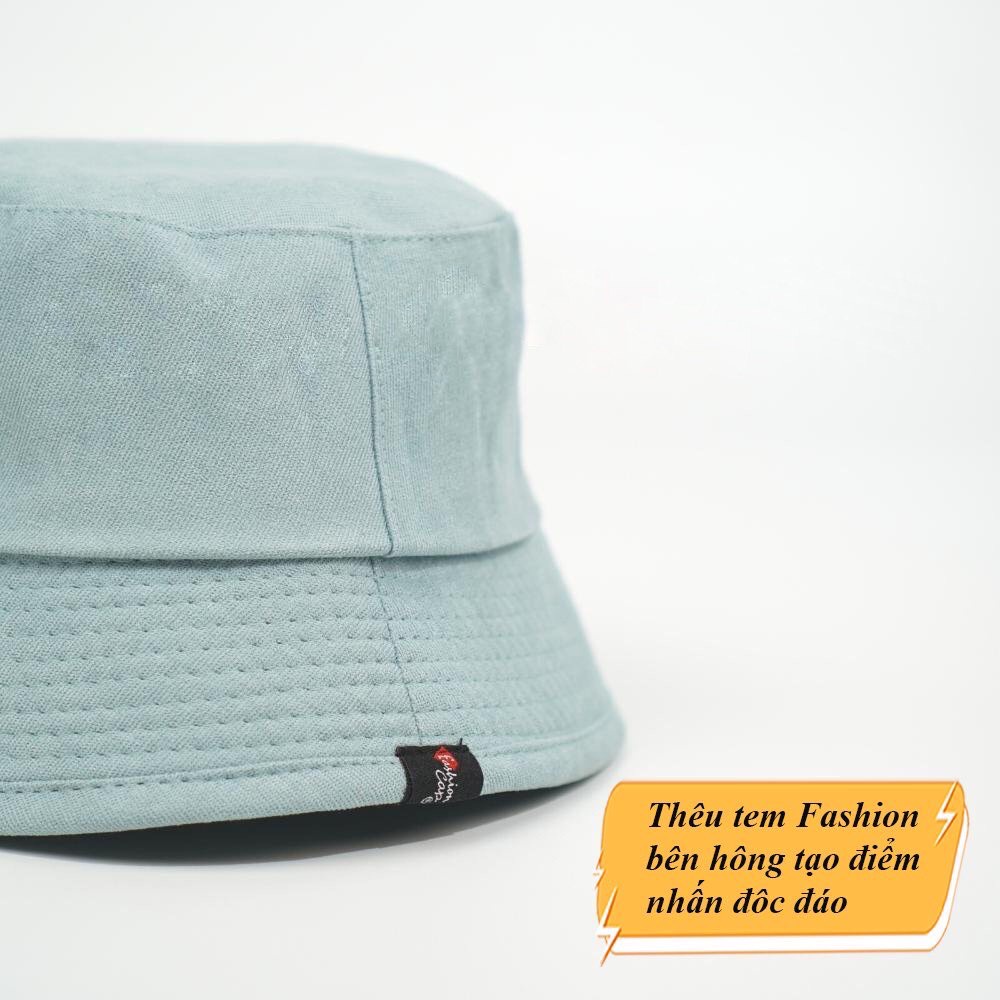 Mũ tai bèo vành cụp BUCKET ❤️ Nón bucket Thêu chữ Memorie vành cụp phong cách Ulzzang unisex 210