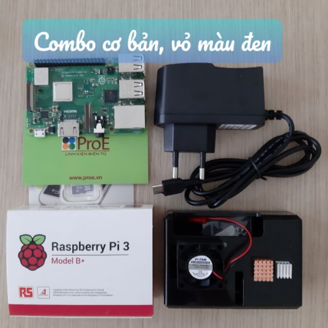 Combo máy tính nhúng Raspberry Pi 3 Model B+ Made in UK | BigBuy360 - bigbuy360.vn
