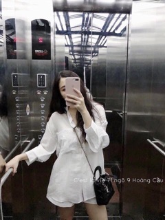 ÁO SƠ MI ĐŨI TÚI VUÔNG