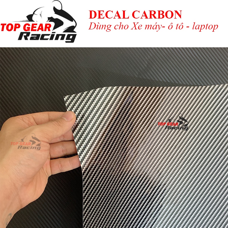 Decal Cacbon Dán Đa Năng Khổ Tự Chọn &lt;TOPGEAR&gt;