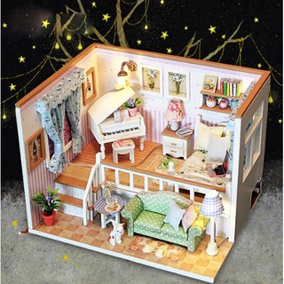Nhà Búp Bê DIY - Because Of You M026 ( Tặng Keo + Mica )