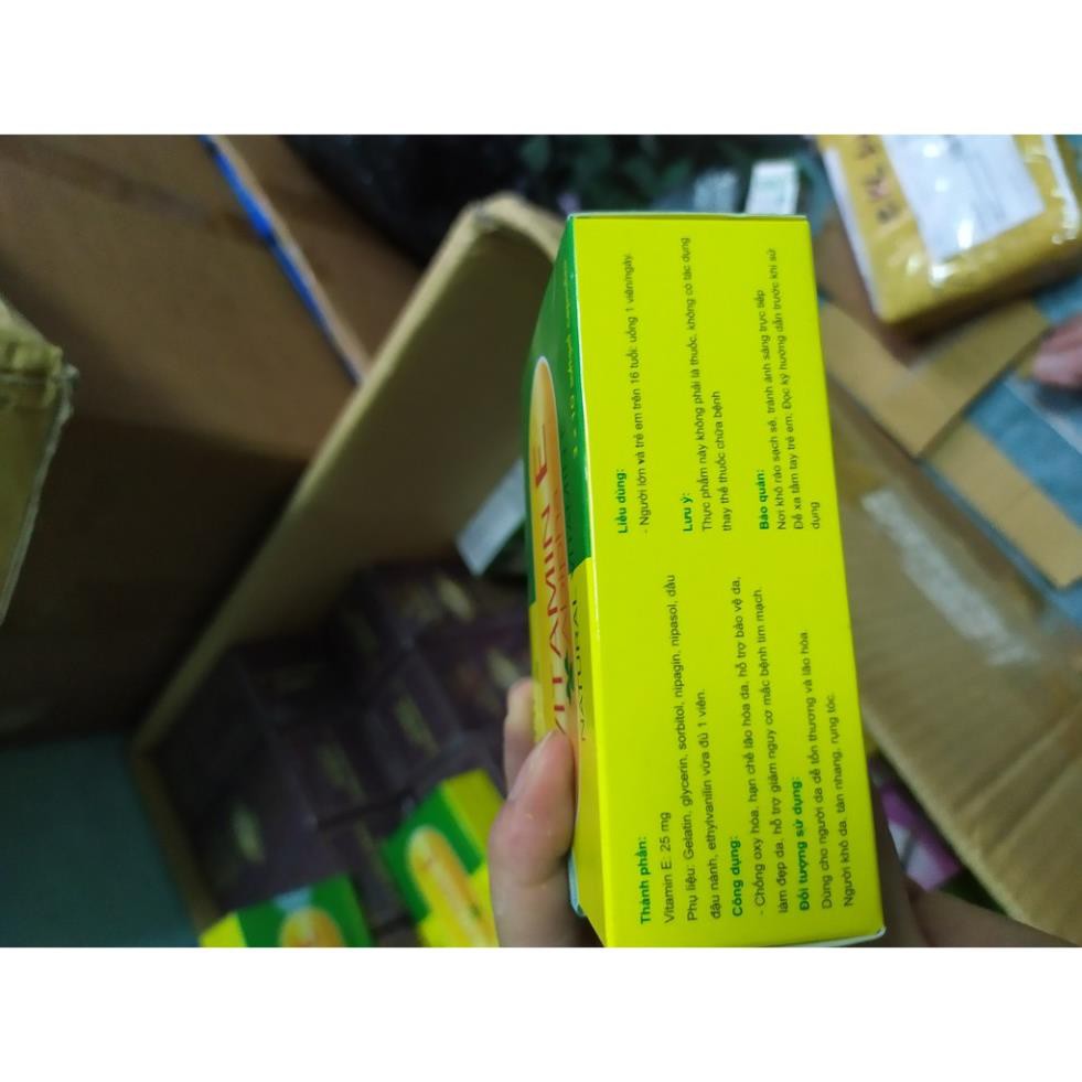 Vitamin e abipha đẹp da chống lão hóa làm mịn da, sáng da, mờ thâm giá 1hộp | BigBuy360 - bigbuy360.vn