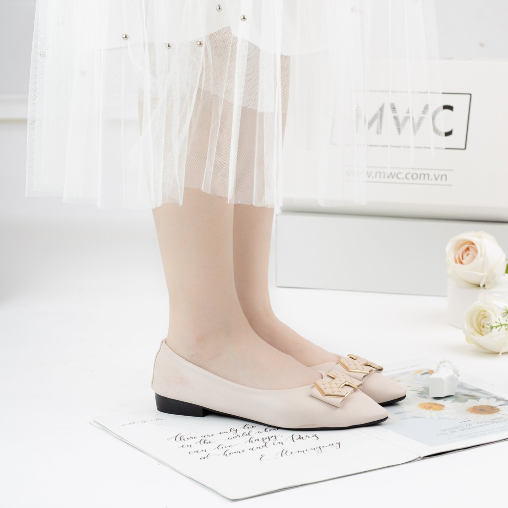 Giày búp bê đính khóa sang trọng MWC NUBB- 2213 | BigBuy360 - bigbuy360.vn