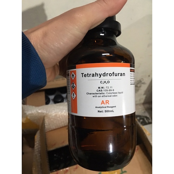 Hoá chất Tetrahydrofuran CAS 109-99-9 chai 500ml